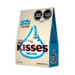 Chocolate blanco con galletas