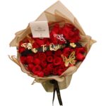 Ramo Buchón 50 rosas - Imagen 2