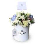 Box 10 rosas blancas