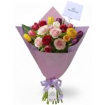 Ramo 10 Tulipanes y 10 Rosas