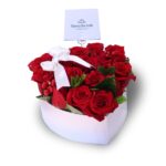 Corazón 18 rosas SV