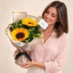Ramo 2 girasoles/FA - Imagen 2